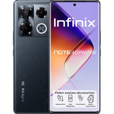 Infinix Note 40 Pro +  5G 12/256GB Czarny