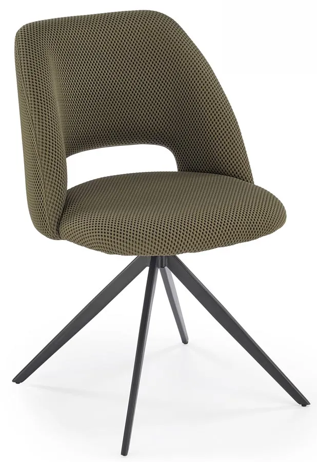 Oliwkowe obrotowe krzesło z membraną M3-L28