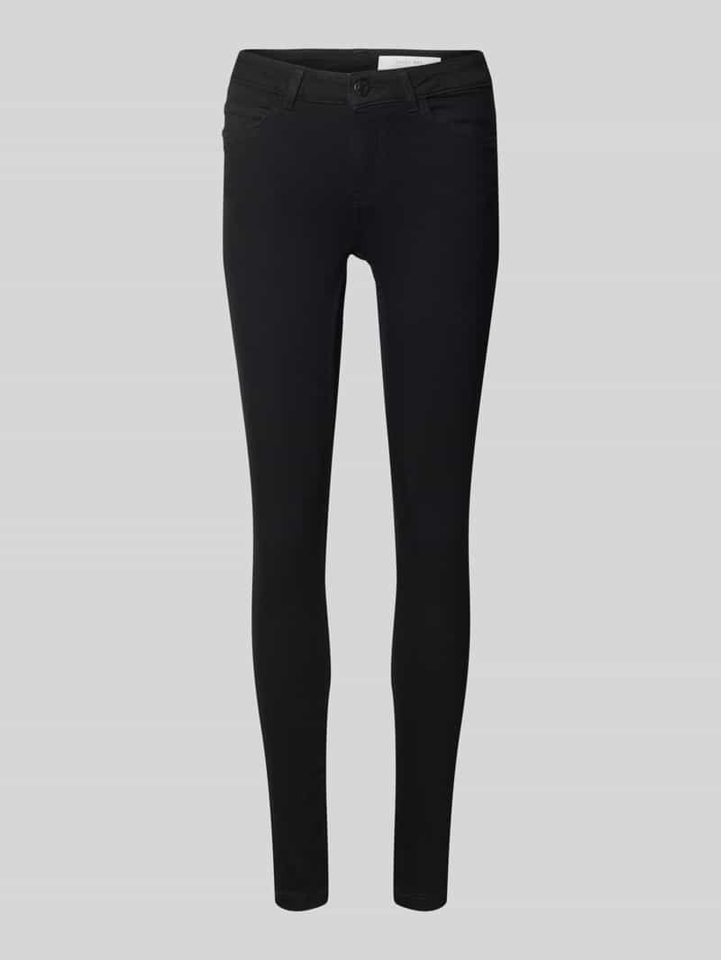 Jeansy o kroju skinny fit z 5 kieszeniami model ‘BILLIE’