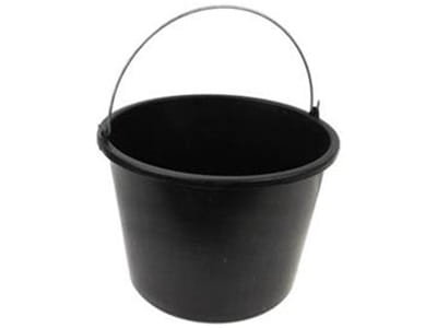 Wiadro budowlane 16L czarne Geko G66101