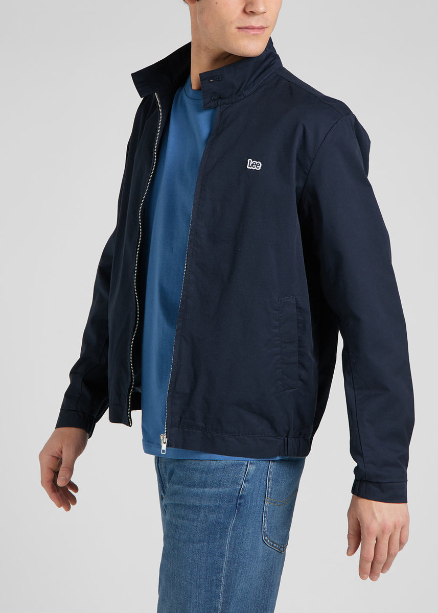 Lee Harrington Jacket Męska Kurtka Przejściowa Logo Navy L86Vpb35-L