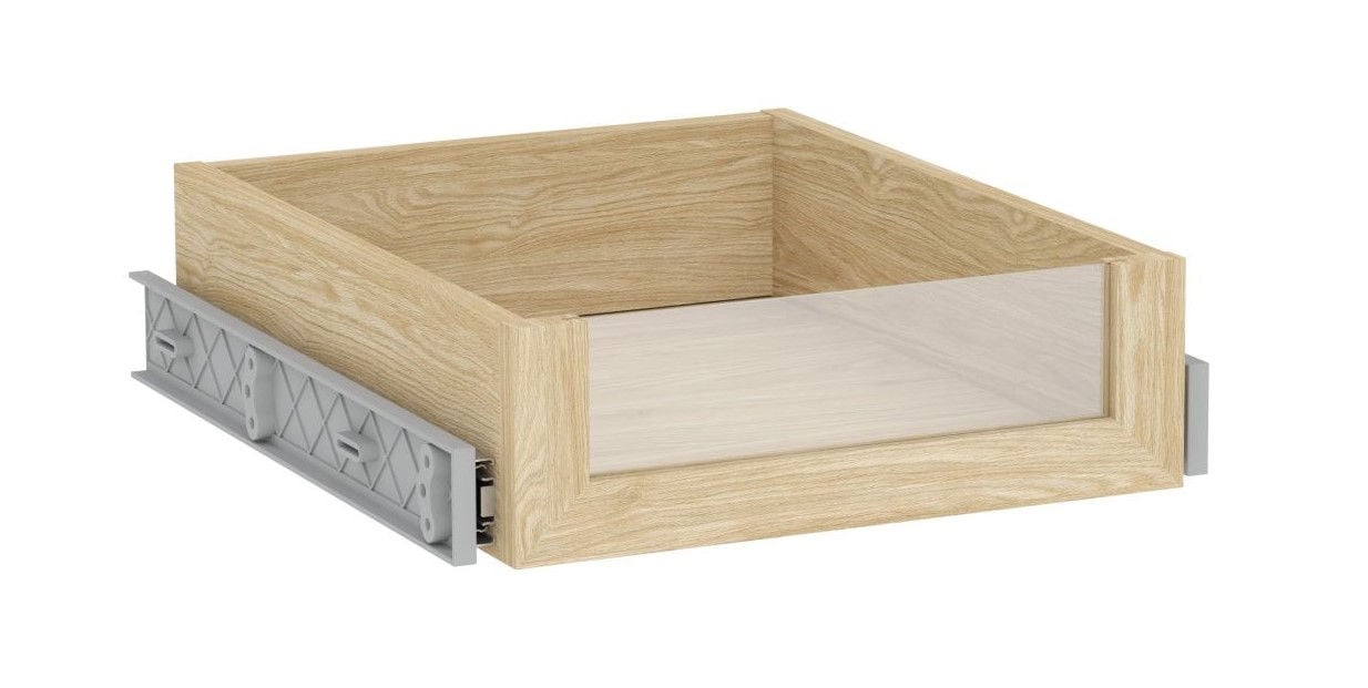 Szuflada Z Frontem Szklanym Vesti Typ68 1D Dąb Bardolino