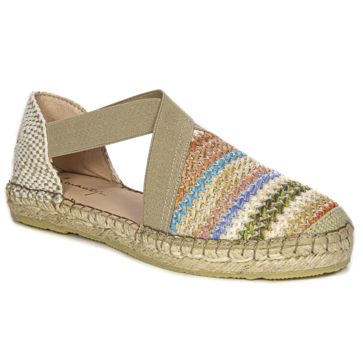 Maciejka Espadryle damskie wsuwane jeans-38