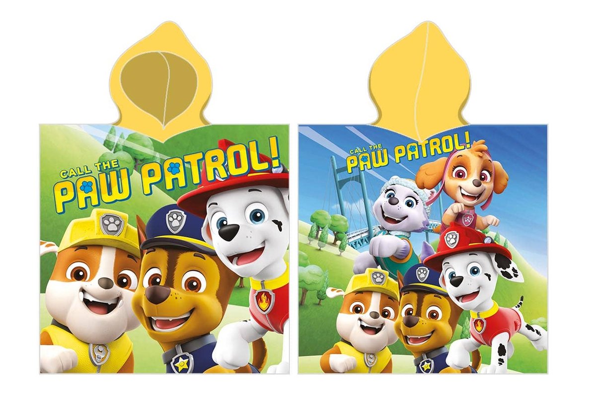 Ręcznik KĄPIELOWY PLAŻOWY  PSI PATROL PAW PONCHO OKRYCIE  DZIECIĘCY