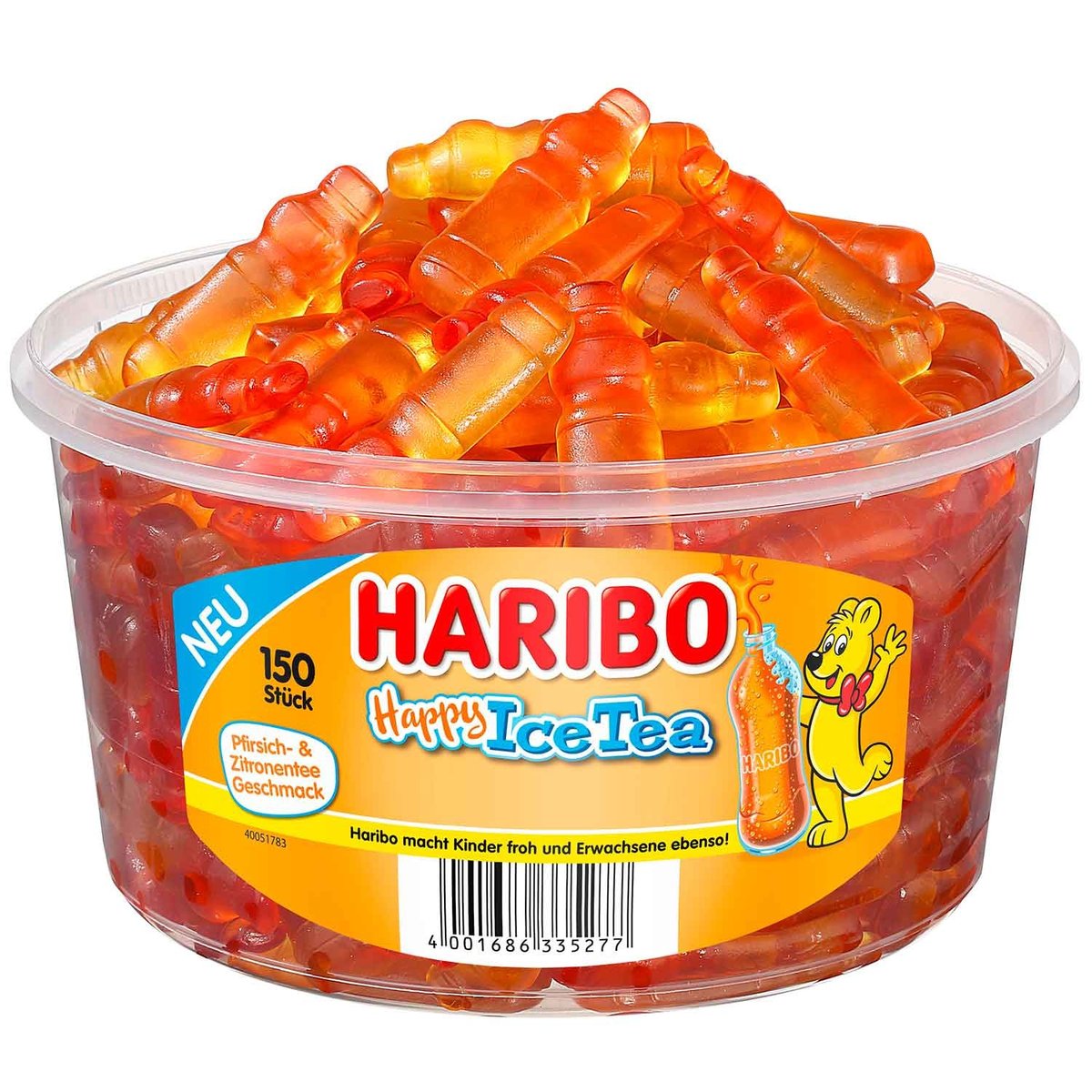 HARIBO Ice tea happy 1,2kg - 150 SZTUK !! Żelki niemieckie