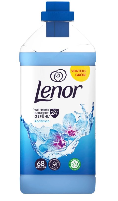 LENOR NIEBIESKI 1,7l niemiecki Aprilfrisch płyn do płukania 68 prań