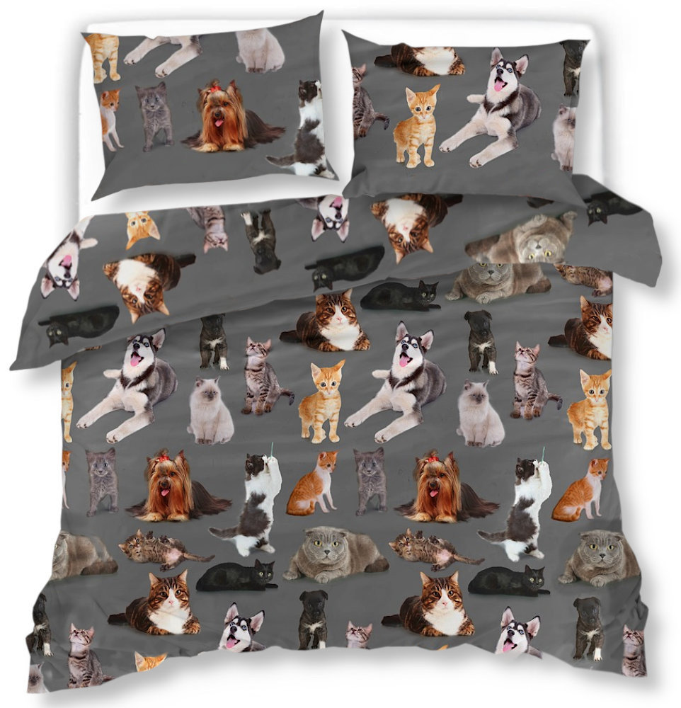 Pościel Z Mikrofibry 160X200 Zwierzęta 20369