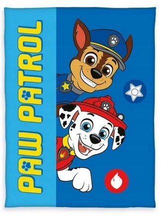Koc Kocyk polarowy 130x170 Psi Patrol Paw Pieski Chase pled dziecięcy Pies