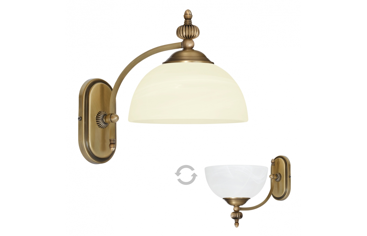 Kinkiet z mosiądzu AK-K1