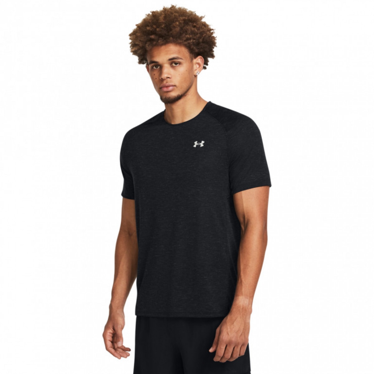 Męska koszulka do biegania Under Armour UA Trail Run Shortsleeve - czarna - UNDER ARMOUR