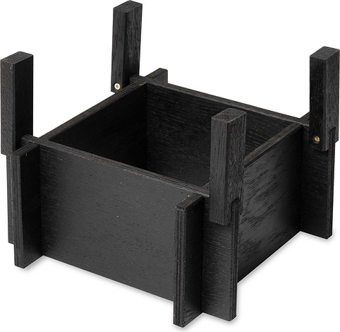 Squarely Podstawa BaseON czarny jesion do doniczki samonawadniającej GrowON 214-2A0