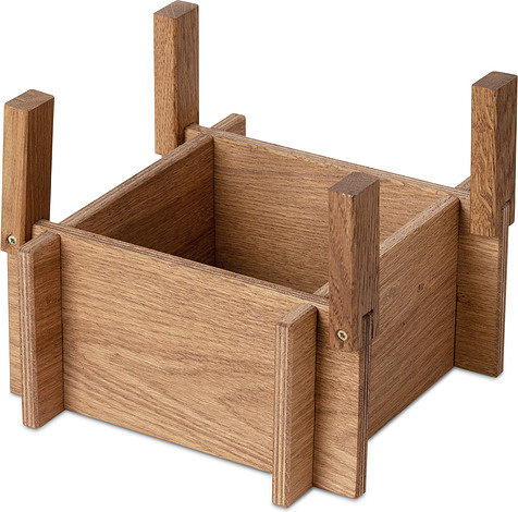 Squarely Podstawa BaseON ciemny dąb do doniczki samonawadniającej GrowON 214-4A0