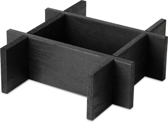 Squarely Podstawa BaseMORE czarny jesion do doniczki samonawadniającej GrowMORE 215-2A0