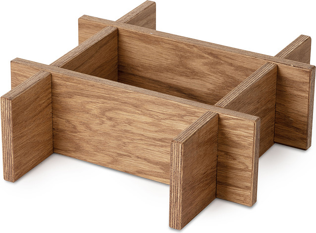 Squarely Podstawa BaseMORE ciemny dąb do doniczki samonawadniającej GrowMORE 215-4A0