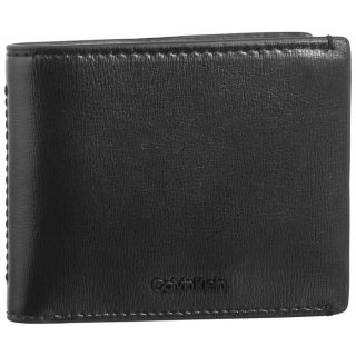 Portfel Clean Esntl Bifold 5CC W/Coin CK Black Palmellato K50K512264 BEH (CK536-a) Calvin Klein
