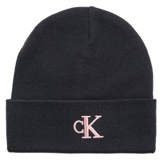 Czapka Monogram Embro Beanie K60K612319 01P (CK529-c) Calvin Klein