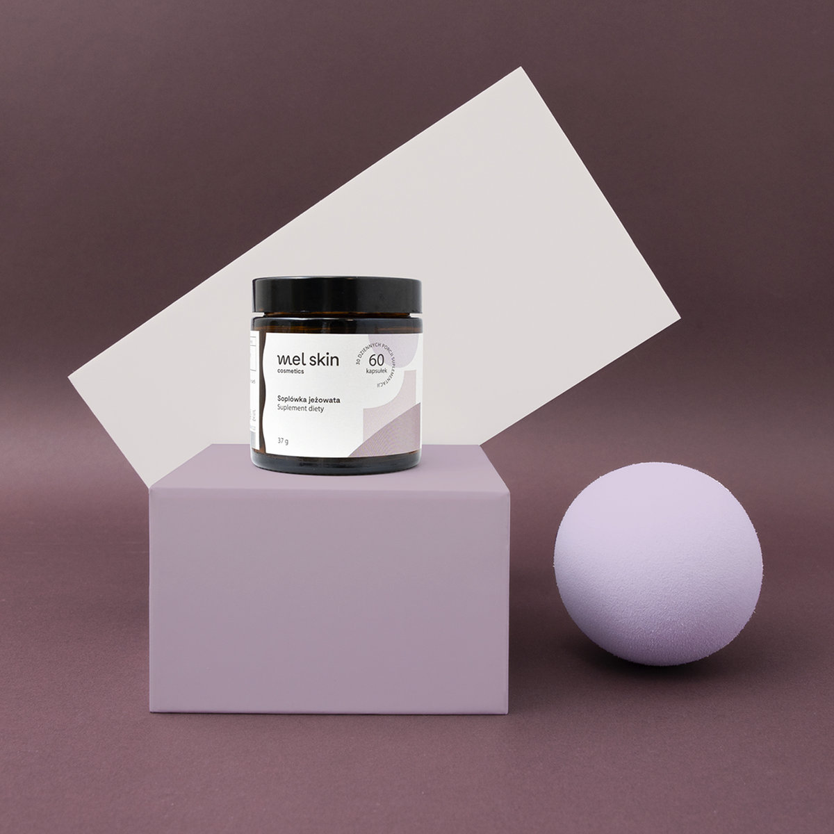 Mel Skin, Soplówka Jeżowata Mel Skin tabletki na pamięć, koncentrację 60 kapsułek
