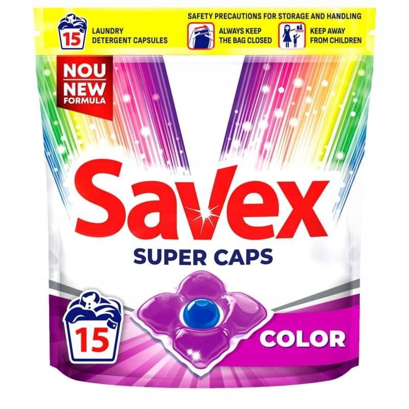 Savex Kapsułki do prania Color Super Caps 15 sztuk