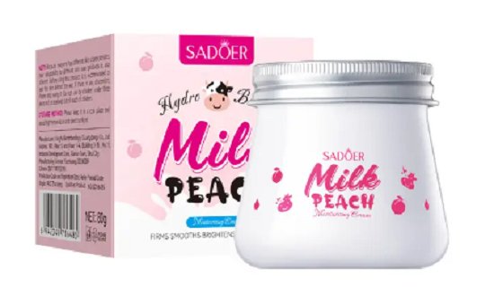 Sadoer Milk Peach, Krem Do Twarzy Nawilżający, Rewitalizacja skóry, 80ml