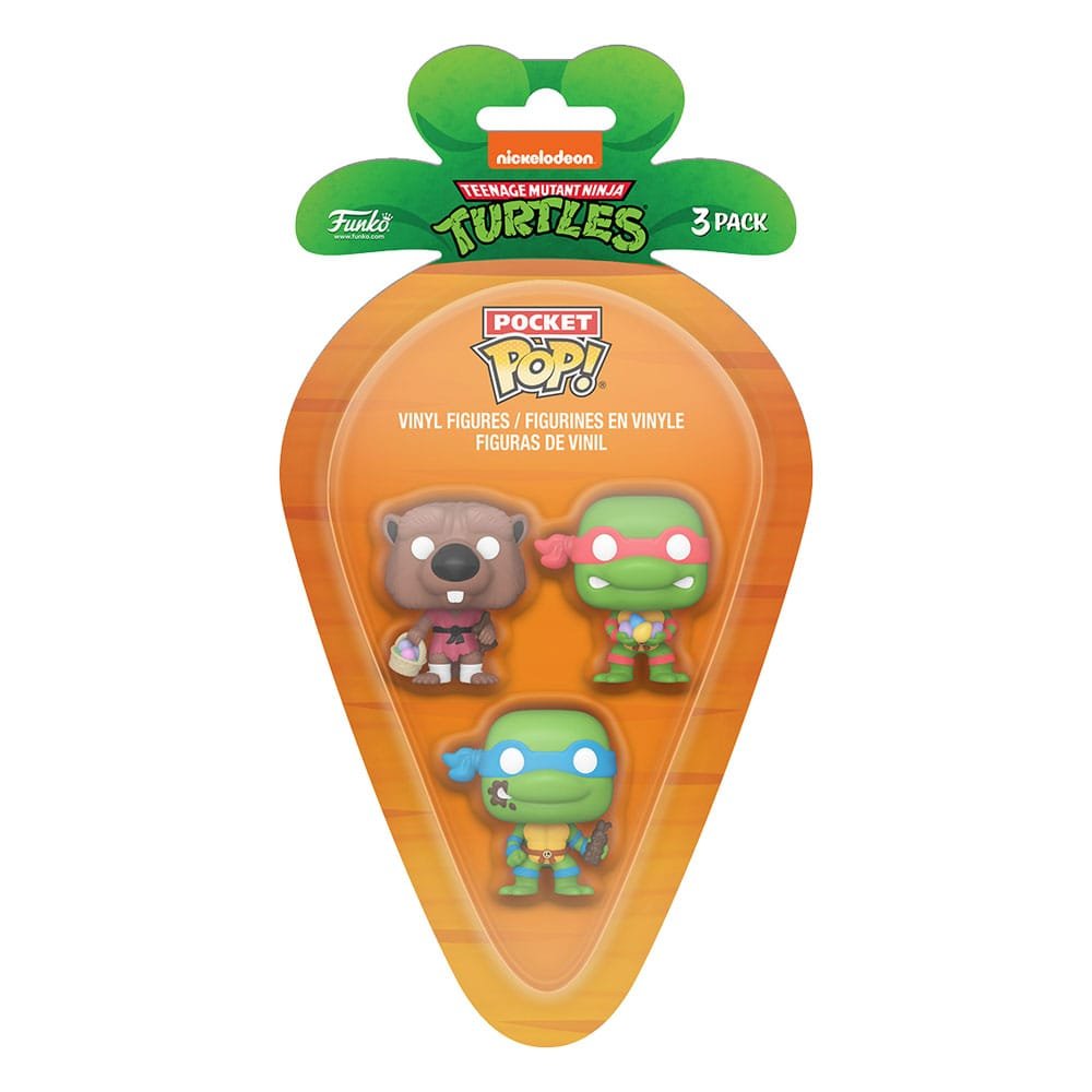 Фото - Фігурки / трансформери Mutant Pocket Pop! 3Pack - Teenage  Ninja Turtles - Marchewka 