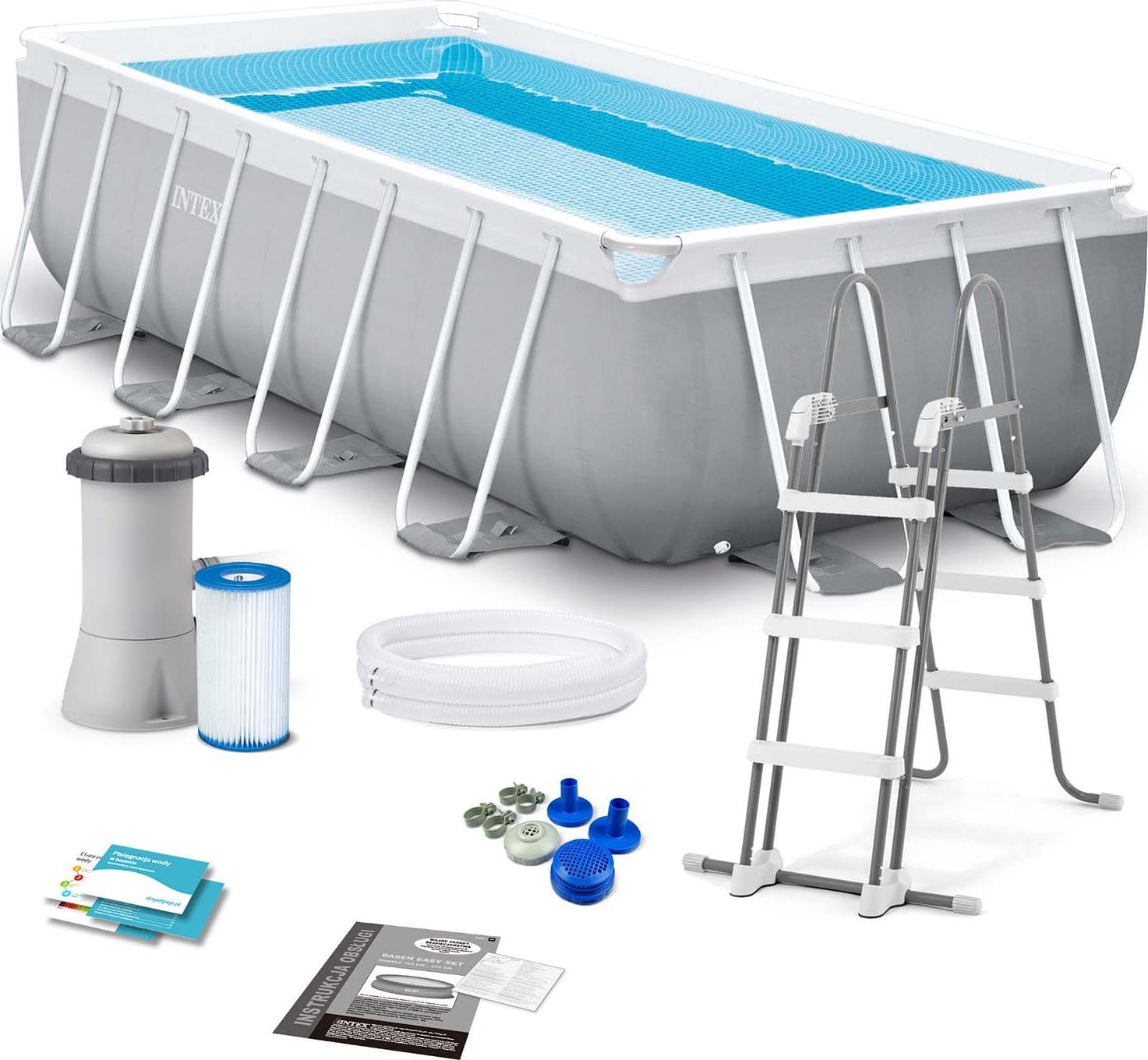 Intex Basen stelażowy 400x200cm 4w1 26788