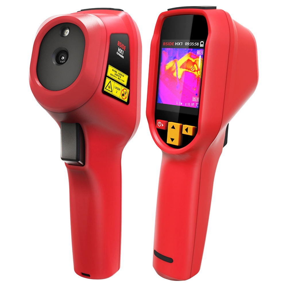 Kamera termowizyjna na podczerwień BSIDE HX1, ekran  LCD 240*240P 2,4 cala, klasa ochrony IP54