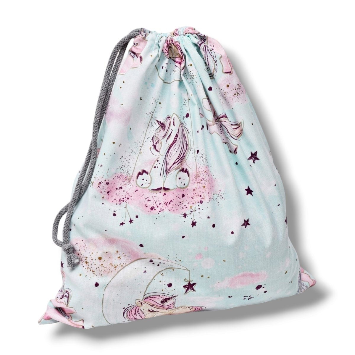 Worek na buty worek na kapcie do szkoły jednorożec gwiazdy