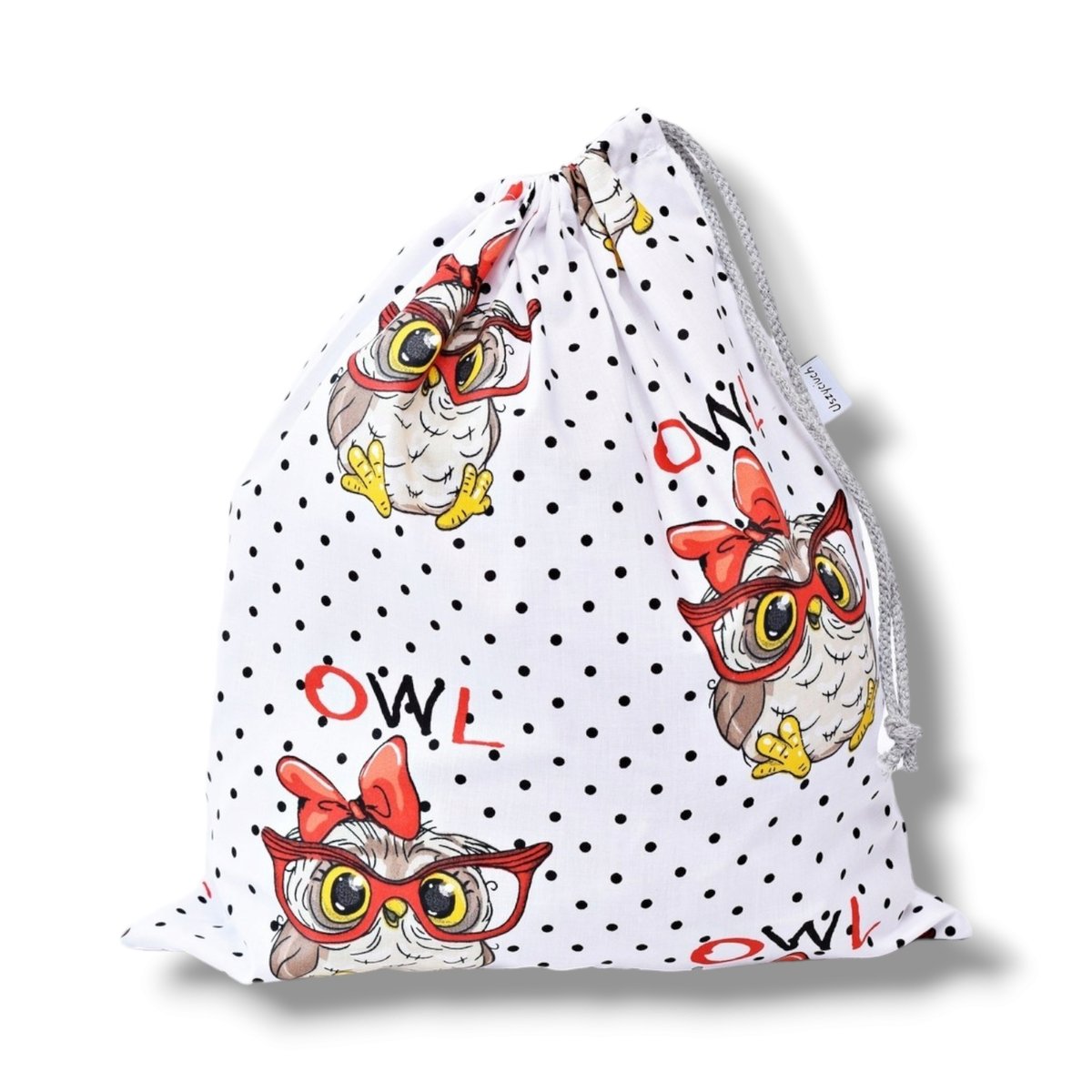 Worek na buty worek na kapcie do szkoły z sowami