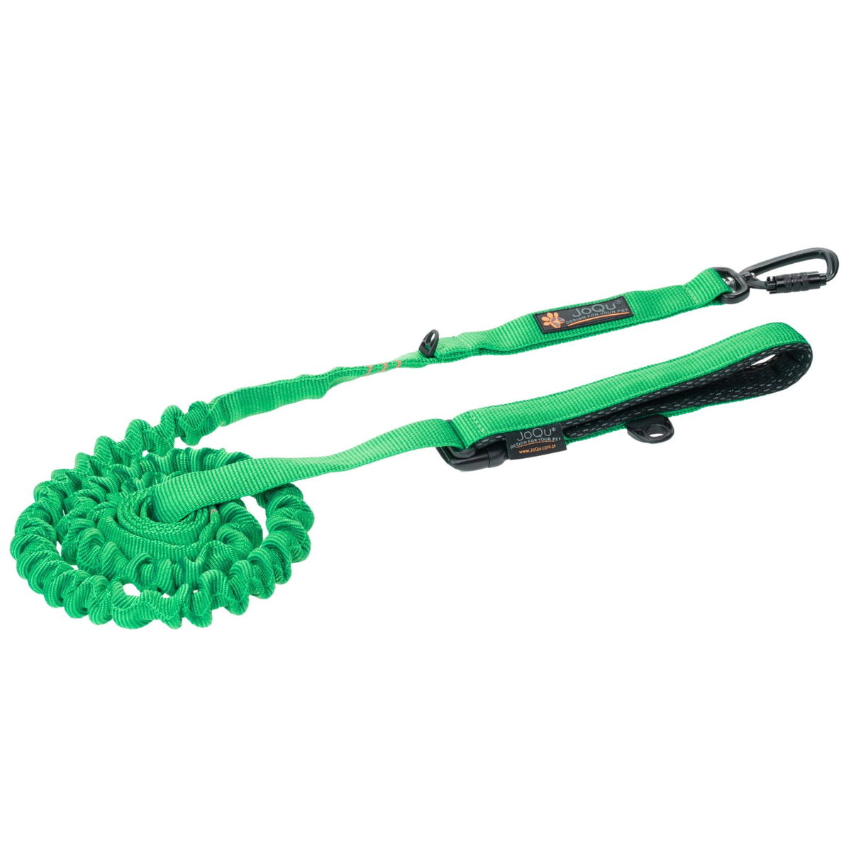 Smycz dla psa z amortyzatorem JoQu® Ultra Strong Runners zielona