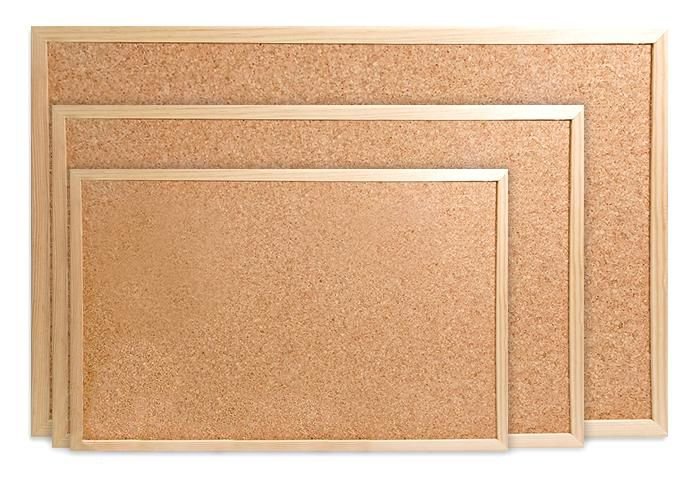 TABLICA KORKOWA 60X90 90X60 DREWNO + PINEZKI