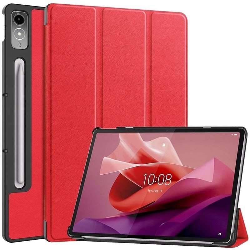 ETUI do Lenovo Tab P12 TB-370 TB370 TB370FU 12,7 cali SMARTCASE czerwone Pokrowiec Case Futerał Obudowa