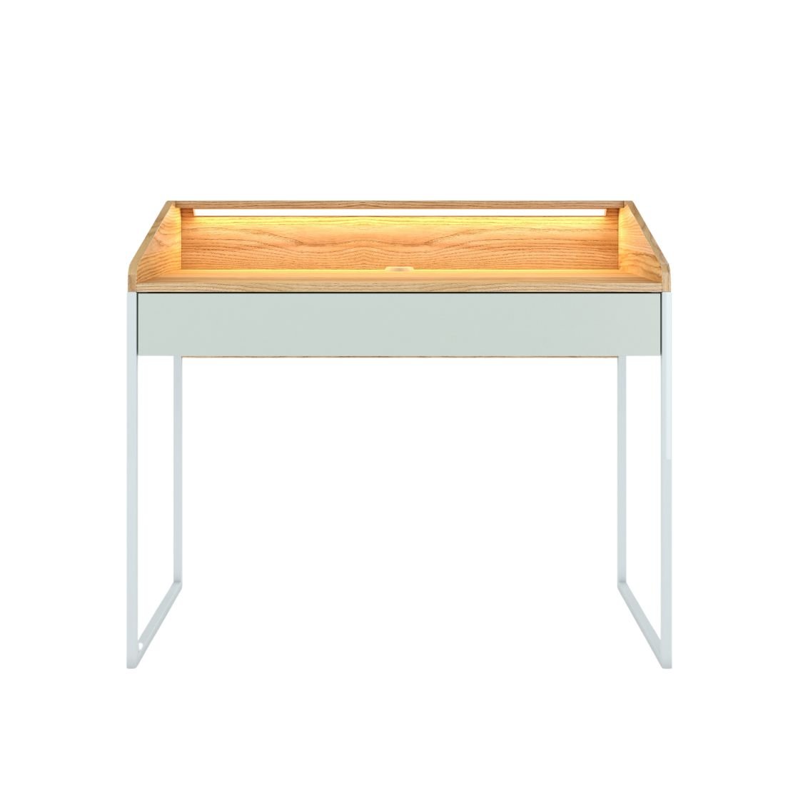 Biurko Finka z oświetleniem / Jesion Górski 110 cm