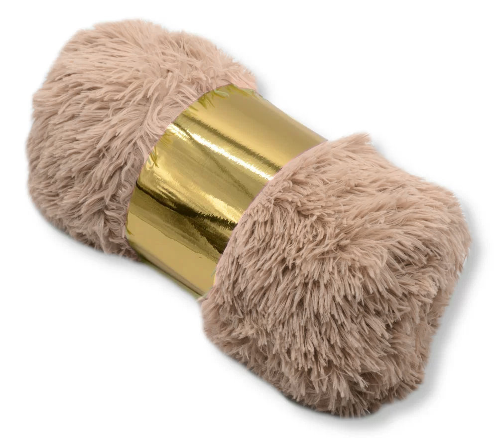 Koc Włochacz 160X200 Beżowy Fld-20