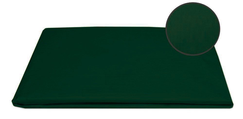 Prześcieradło Satyna Bez Gumki - 160X220 - Ciemna Zieleń