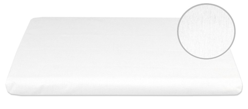 Prześcieradło Bawełniane 200X220 Bez Gumki Białe 14