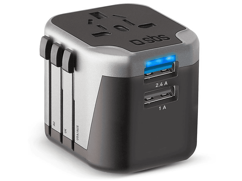 Adapter podróżny SBS 12W UK US EU AUS