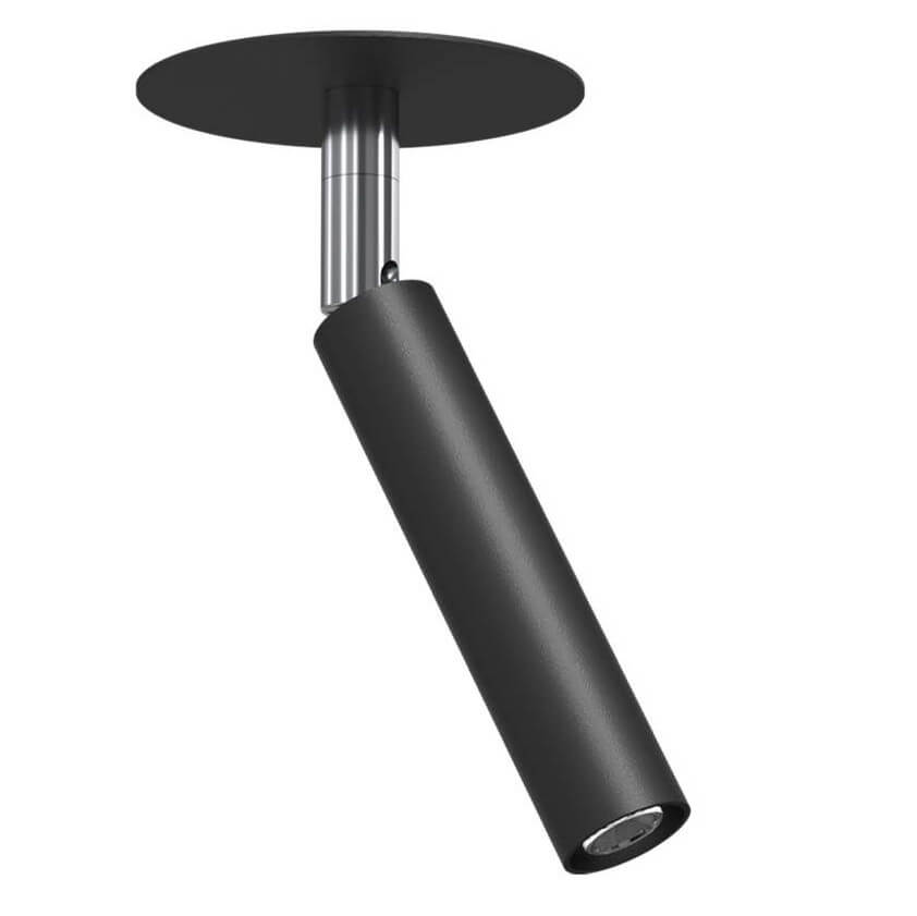 Reflektor podtynkowy Ace 3250 BROSline ruchomy metalowy czarny