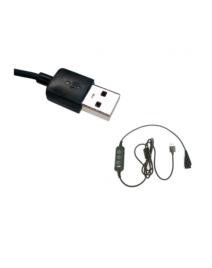 GEQUDIO KABEL USB KOMPATYBILNY Z PC I AKCESORIAMI MAC DO KABLA USB ZE STEROWANIEM AUDIO