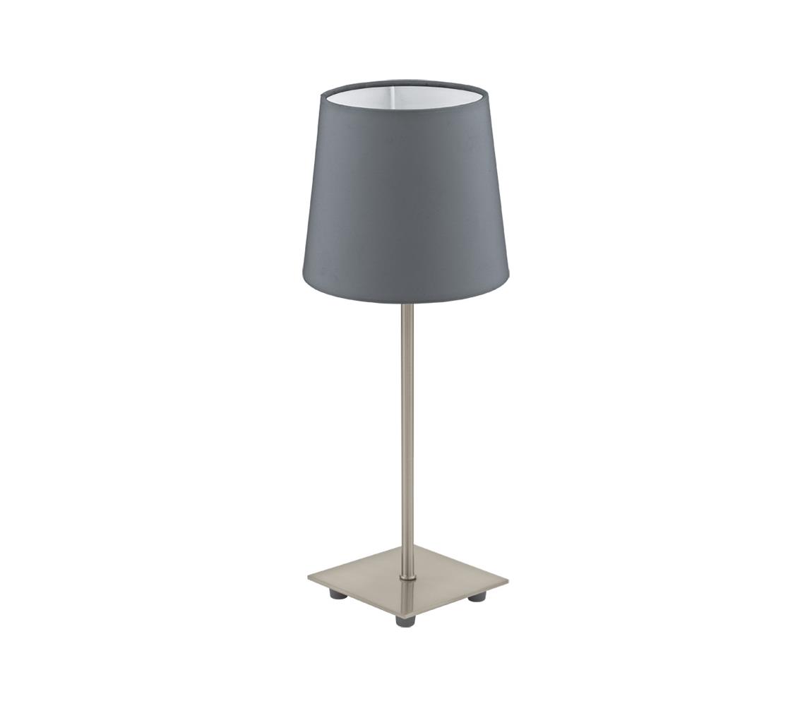 Eglo 54906 - LED Lampa stołowa 1xE14/6W/230V szara/chrom