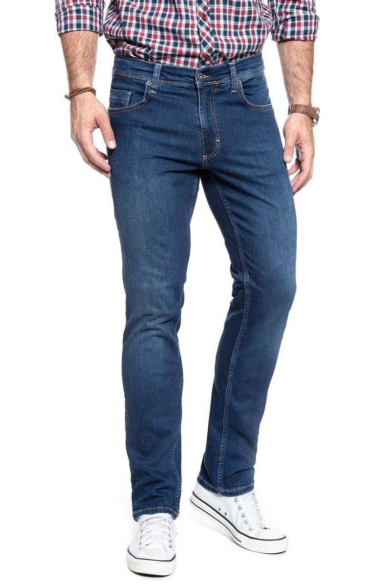 Mustang, Spodnie męskie, Washington Denim Blue 1007640 5000 881, rozmiar W32 L30