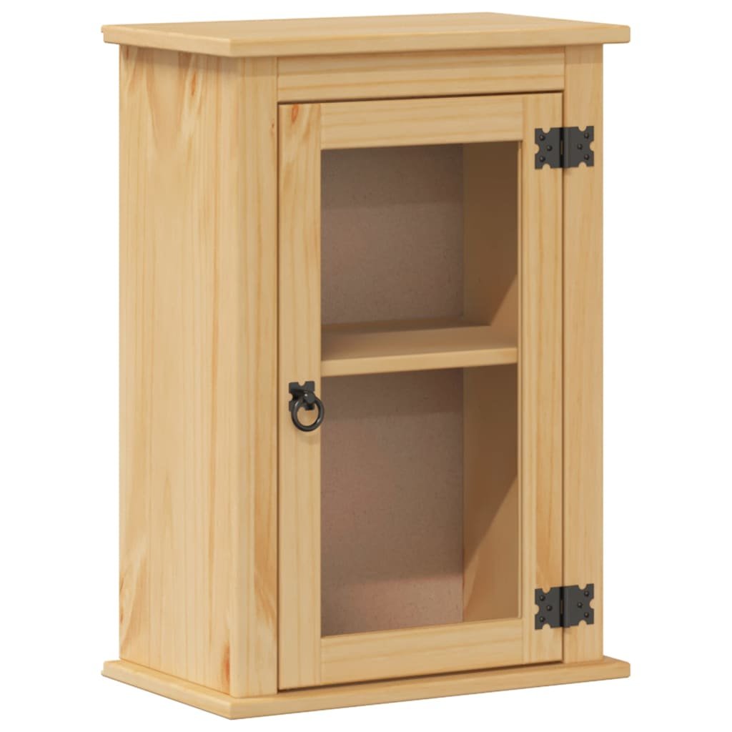 vidaXL Szafka łazienkowa Corona, 45x27x64,5 cm, lite drewno sosnowe