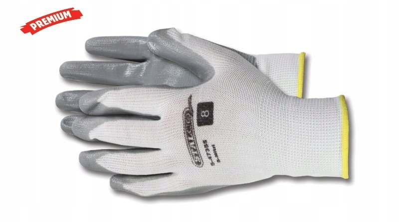 STALCO RĘKAWICE POLIAMIDOWE 8 POWLEKANE S-47355