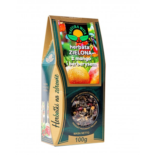 Herbata zielona z Mango i Berberysem - Natura Wita