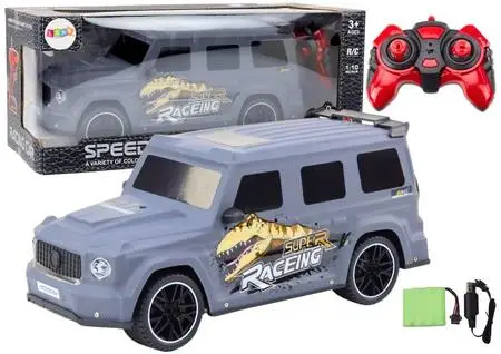 Auto RC 1:10 szare - Leantoys