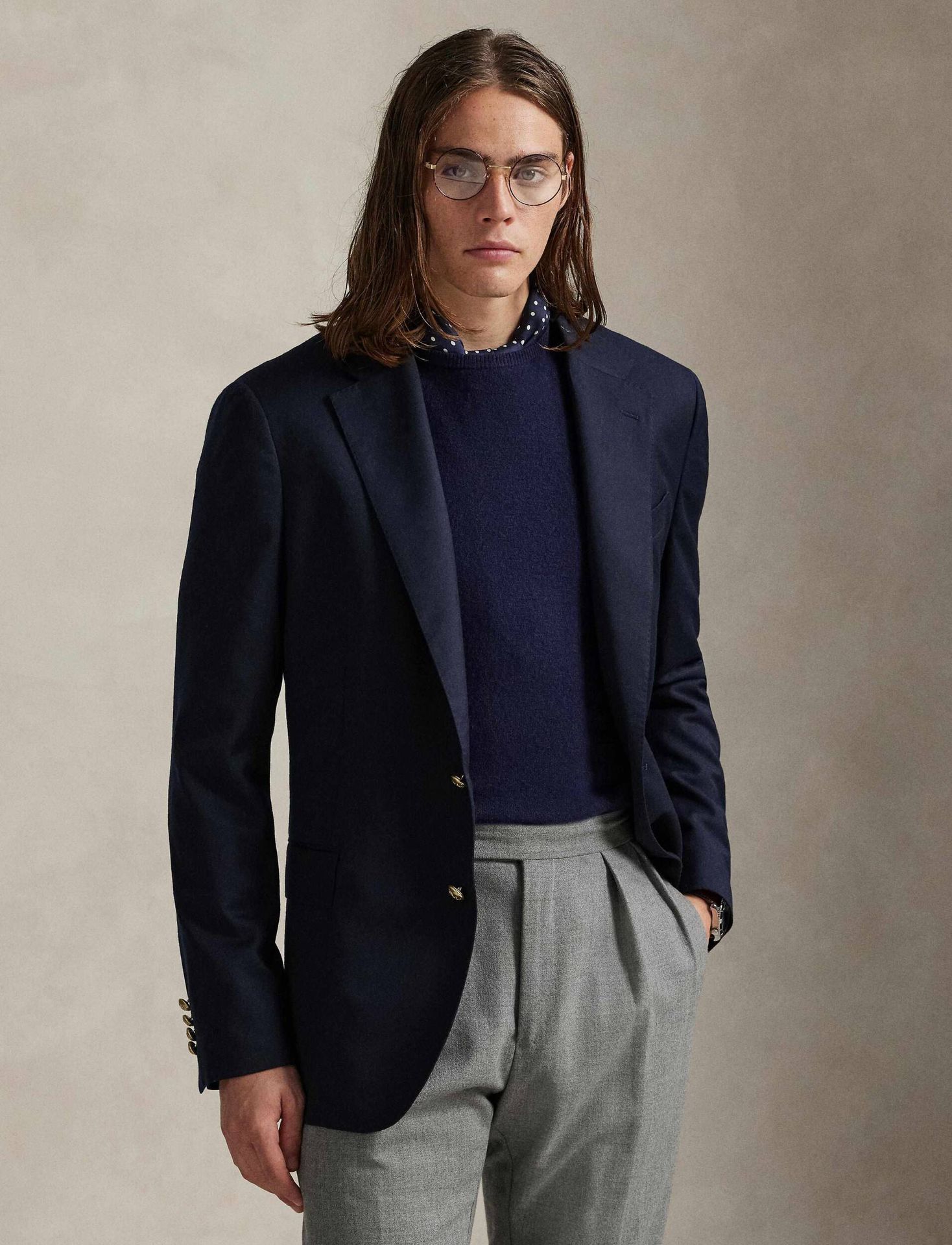 POLO RALPH LAUREN Wełniana marynarka Regular Fit