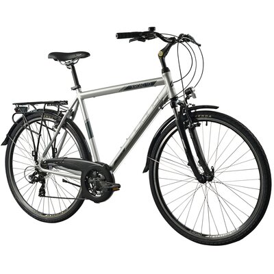Rower trekkingowy INDIANA X-Road 1.0 M19 28 cali męski Srebrny 2024