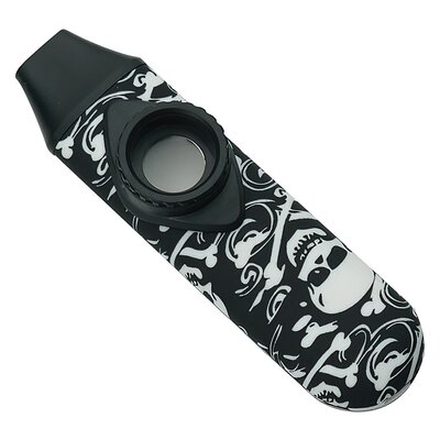 Kazoo Plastikowe CZARNE CZASZKA -  Flet Rzezańców Mirliton