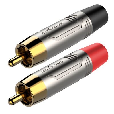 Wtyk typu RCA Roxtone RF2CS-NG (2 sztuki)