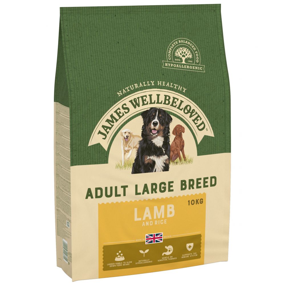 James Wellbeloved Adult Large Breed, jagnięcina i ryż - 10 kg