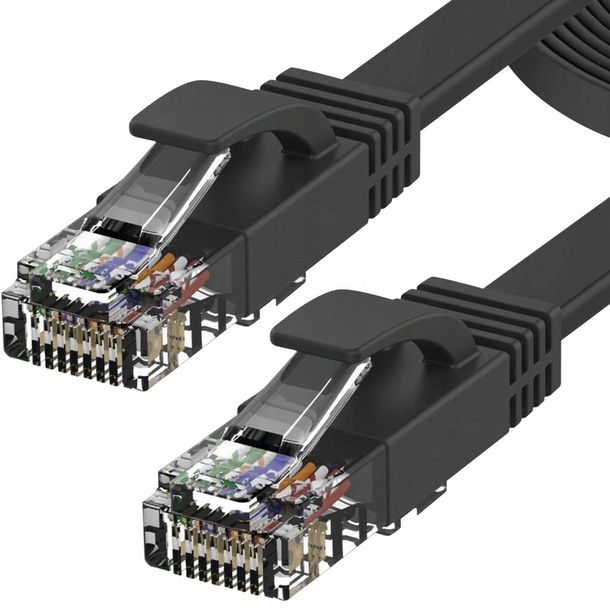 Kabel Sieciowy Lan Ethernet Internetowy Skrętka Rj45 Utp Cat6 Cat 6 2m